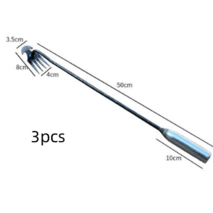 Manganese Steel Weeding Tool 4 Teeth Double Purpose Small Hoe 3cd86684 2e43 48ee a368 9775c5d4a398
