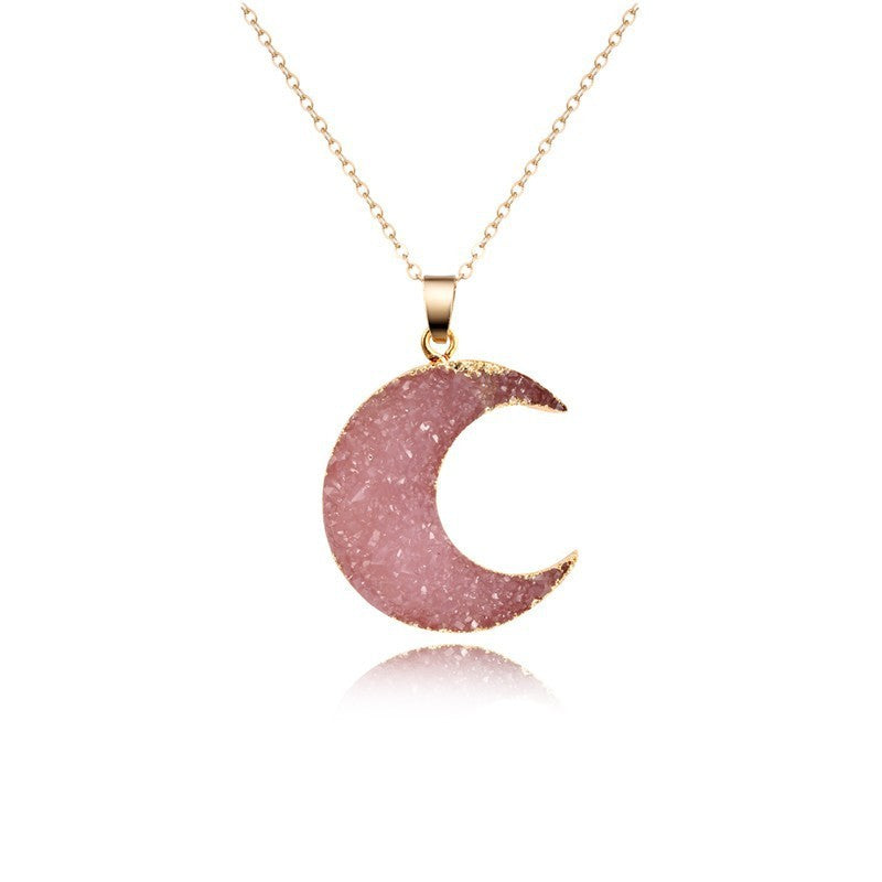 Moon Necklace Sweater Chain Pendant Foreign Trade Necklace 3ce00b27 996d 4be0 858a 47bd69803405