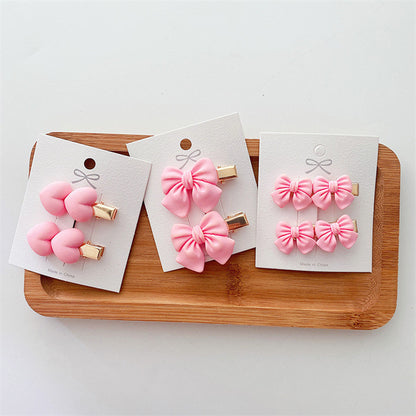Pink Bow Heart Girls' Hairpin 3ce38dcc 8b81 4a44 a35c 2b2e59db60f0