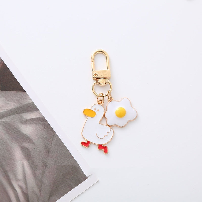 Pineapple Fried Egg Duck Car Key Ring 3cf45b1c d2a3 4c2d 8ba8 d10f8bff3e50