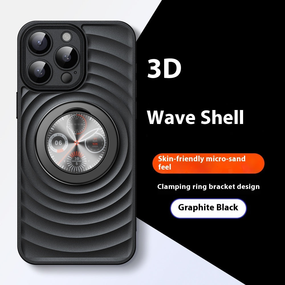 Magnetic Bracket Phone Case IPhone15 Wave Ripple Pattern 3cfa7e03 09dd 4be8 a5cb 714fa635d835
