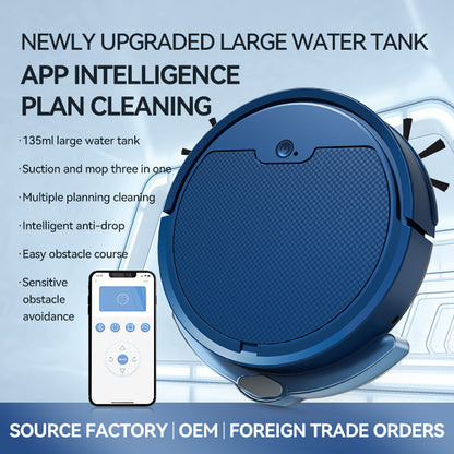 Intelligent Sweeping Robot Large Water Tank Mobile App Remote Control Planning And Cleaning Line Low Noise 2000 Pa Large Suct