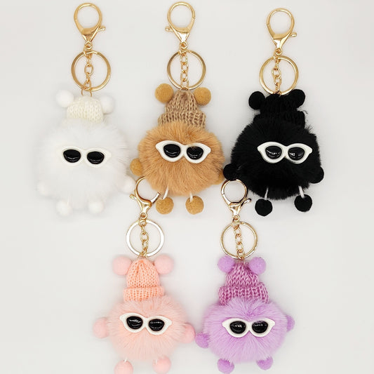Rex Rabbit Fur Small Briquettes Elf Cute Plush Doll Pendant Keychain 3d352363 fef9 4061 a533 eab6ef91f2ae