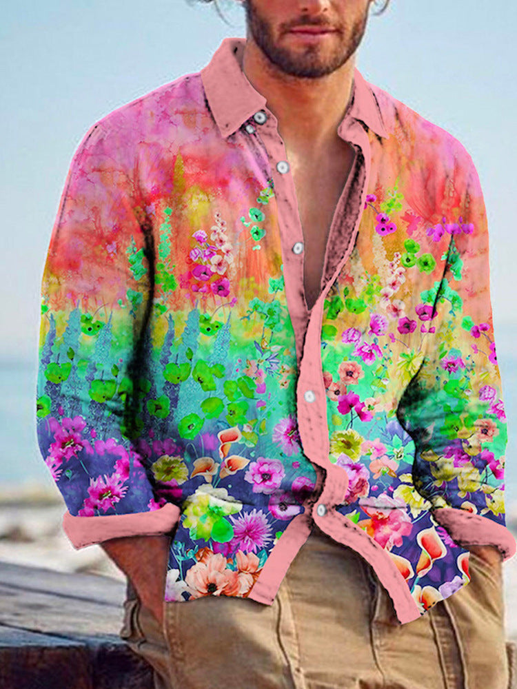 Color Matching Bamboo Linen Printed Men's Shirt 3d366a0c 4056 43cb 8ba0 6b4f87f4f376