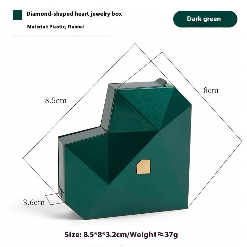Simple Heart-shaped Diamond Surface Jewelry Storage Packaging Box 3d5a2b85 2ebb 4750 aac7 1e50cc082dff trans