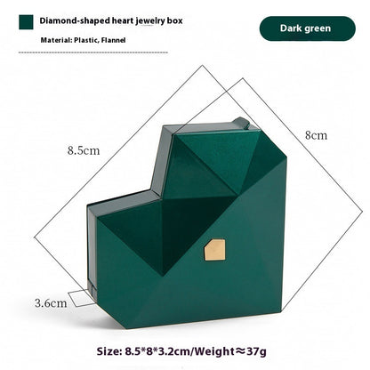 Simple Heart-shaped Diamond Surface Jewelry Storage Packaging Box 3d5a2b85 2ebb 4750 aac7 1e50cc082dff trans