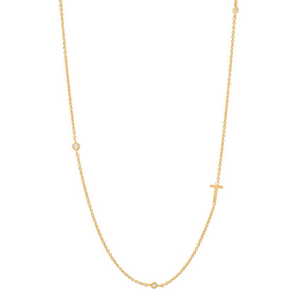 18K Gold Plated 26 Letter Stainless Steel Necklace - HD Wireless Product #21