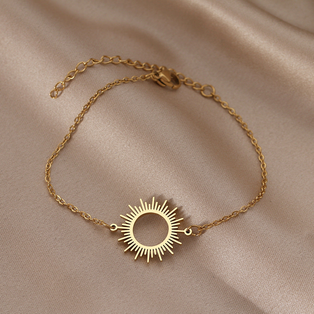 Sun Flower Type Stainless Steel Bracelet 3d6d044b 53b4 4db3 8c8a eaeed58cf5c4