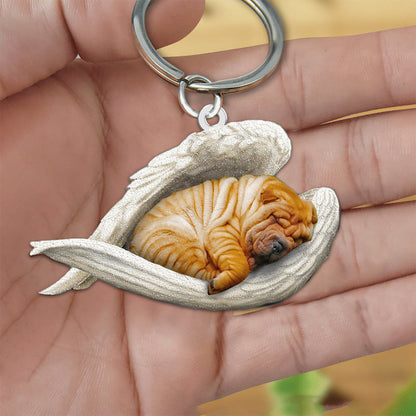 New Unique Dogs And Cats Sleeping Angel Pendant Car Key Ring 3d751eac 9b50 4fbe bc82 34decaf8b3d6