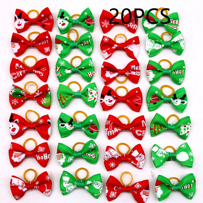 Christmas Pet Head Flower Dog Cat Cat Bow Santa Claus 3d8fff3d a60c 479d a202 16d17c7f1524