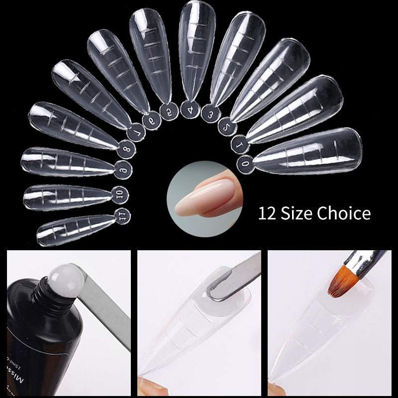 Nail Art Seamless Ultra-thin Transparent Full Sticker Extension Bag 3dacb512 1b31 49d0 80a8 00bbe73b59a8