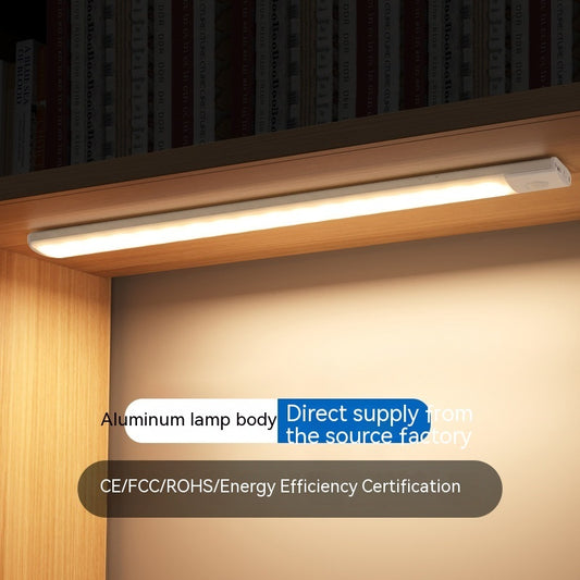 Smart Infrared Sensor Lamp Wireless Magnetic Long Cabinet Light With Rechargeable Hallway Wardrobe 3dae8683 d0a0 461a b0b6 33