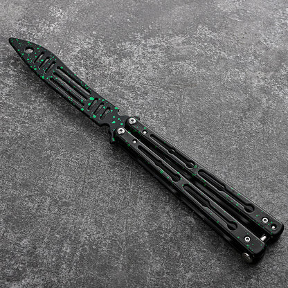 Non-opening Blade Practice Knife Folding Butterfly Knife Training Toy Swinging Knife All Steel 3dc76ff7 cf5c 4f4a bacc 548255