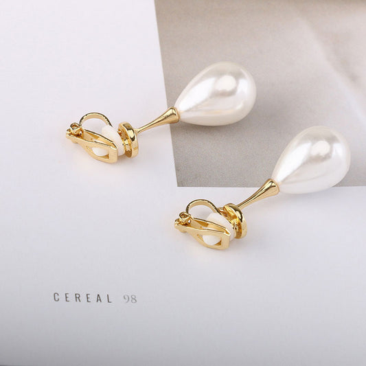 Simple Elegant Pearl Ear Clip Without Pierced Women 3dcbc29f 772f 445b 952d 9b0a64b95024