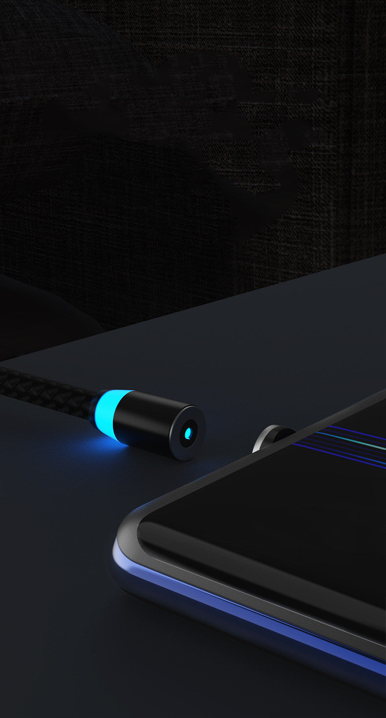 Compatible with Apple , Magnetic Data Cable Breathing Light Magnetic Mobile Phone Charging Cable - 图片 2