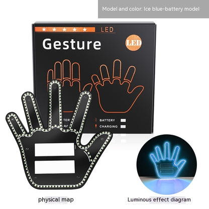 Car Gesture Light Finger Lights Car Multifunction Prompt Warning Light home decor 3dd10151 9887 43f5 96be 93aaba327601 6106ad