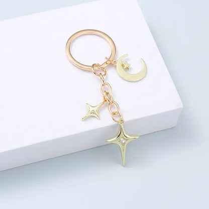 Creative Fashion Star And Moon Alloy Key 3dd21593 ba81 4545 9d57 303c692adfbe