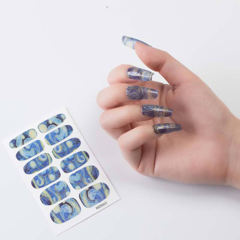Nail Sticker European And American Oil Painting Art 3dd9dd45 c9a2 43fb 8050 3f3cda1b7204