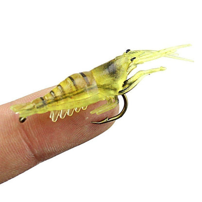 Yellow Stripe Luminous Soft Shrimp With Hook 3debedef 617a 4c31 815f a3dc2916fe9b