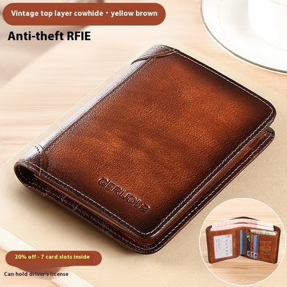 Genuine Leather Anti-theft Swiping Ultra-thin Cheng E Wallet 3dfb8f12 89c8 4d79 8b63 1cab1ef18e51 trans