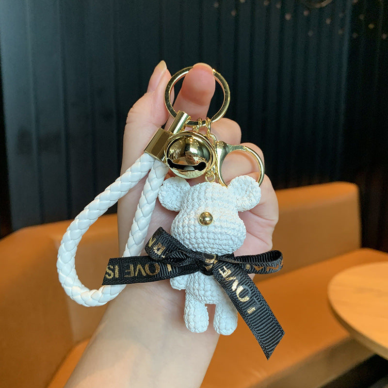 Wool Bear Keychain Creative Cartoon Resin Key Pendants 3dfe1f6e c828 474a 9e1b f198553e0786