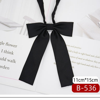 JK Tie Black Gray Plaid Striped Girl Bow 3e123a6d 57fb 4919 8ac5 0a580e49b0be trans