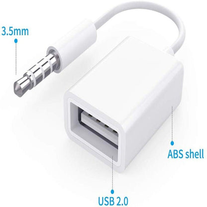 USB To 3.5MM U Disk Cable 12V Car CD Player AUX Car Audio Adapter Cable 3e273d6e 82aa 42b9 908a cd03efcc0e3d