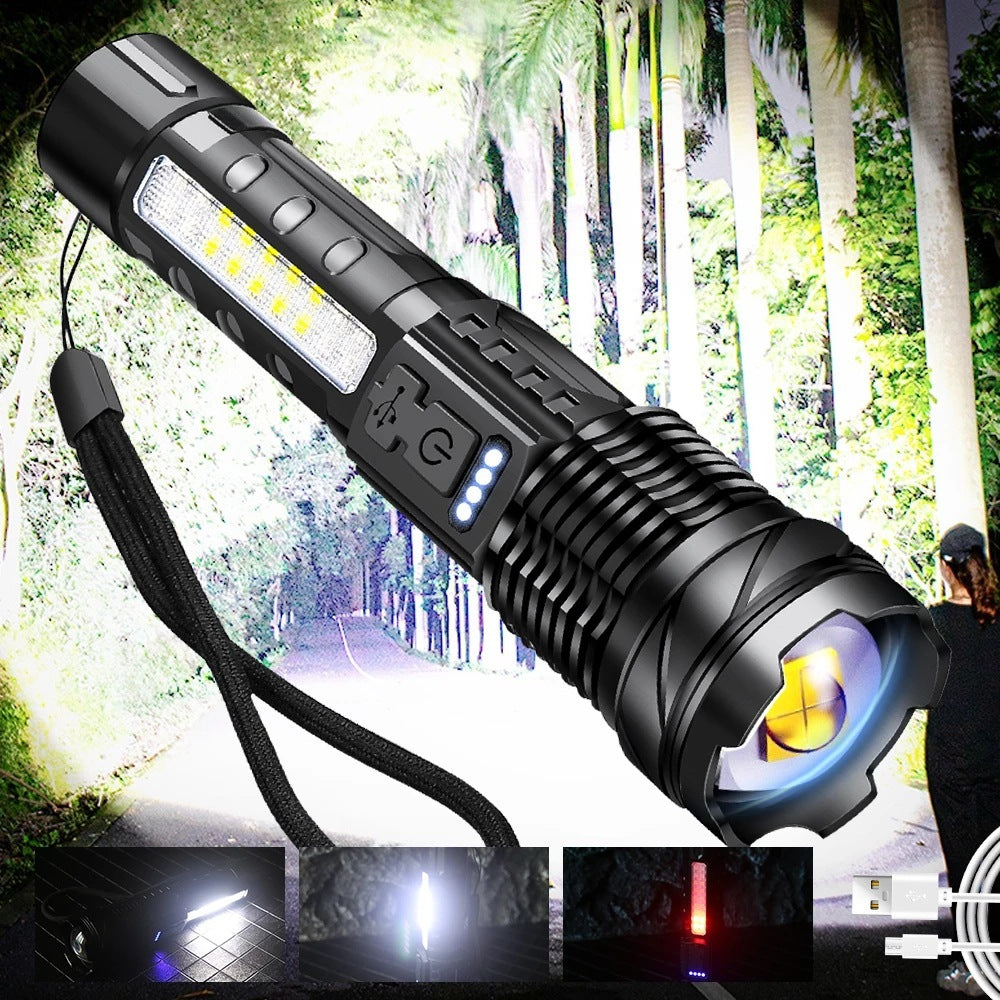 White Laser Waterproof Strong Light Flashlight 3e298d92 b091 40ec 950a a9c14e16fd6c