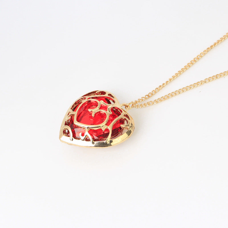 Fashion Hollow Heart Crystal Necklace 3e29cd62 bd2f 4d6c 9c47 4f91885634e2