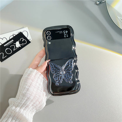 Electroplating Wave Edge Folding Soft Shell Three-dimensional Butterfly Bracket - 图片 8