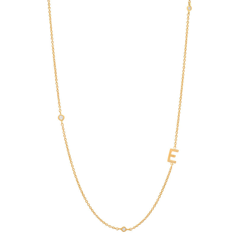 18K Gold Plated 26 Letter Stainless Steel Necklace - HD Wireless Product #6