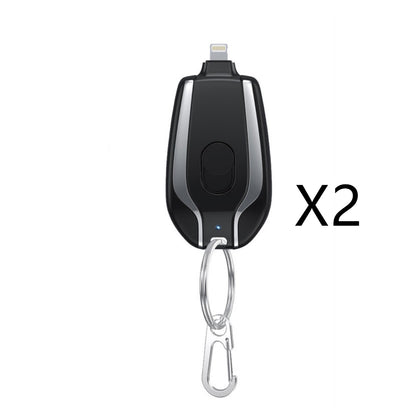 1500mAh Mini Power Emergency Pod Keychain Charger With Type-C Ultra-Compact Mini Battery Pack Fast Charging Backup Power Bank - 图片 4