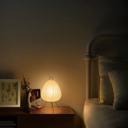 Japanese Style Rice Paper Living Room Bedroom Nordic Decorative Table Lamp 3e50c9c9 da3e 4968 a6a5 d4c7c87f5acc