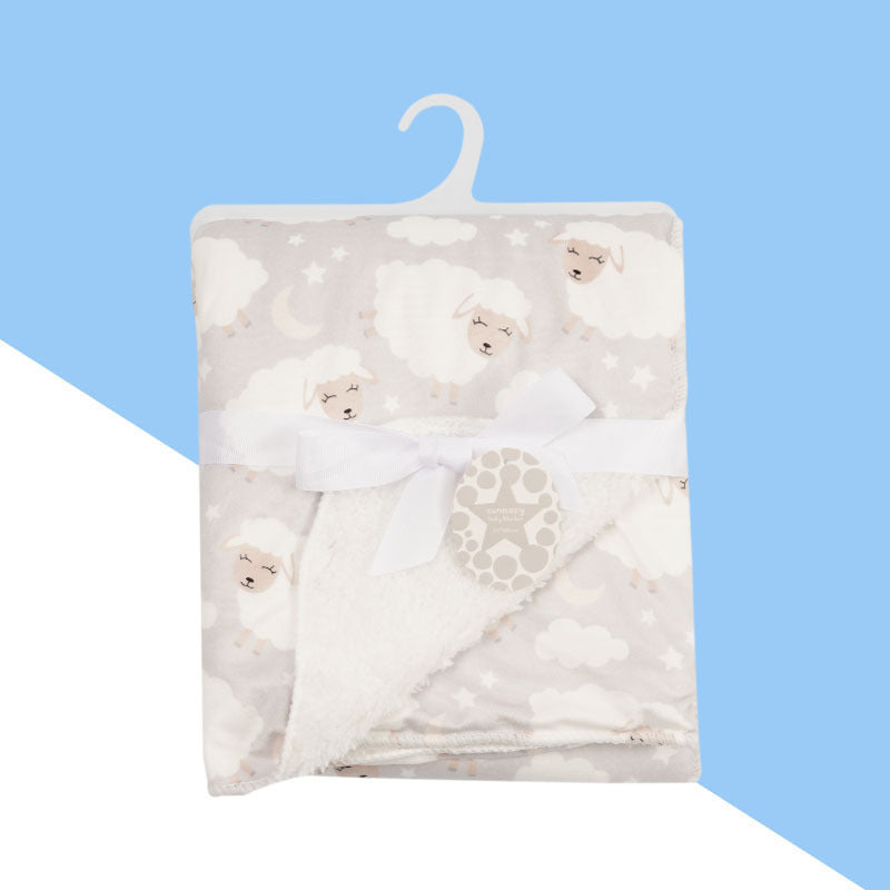 Babies' Woolen Blanket Baby Double Layer Super Soft Plush Blanket 3e510575 10b0 4f3f aafa fd24f1f5d042