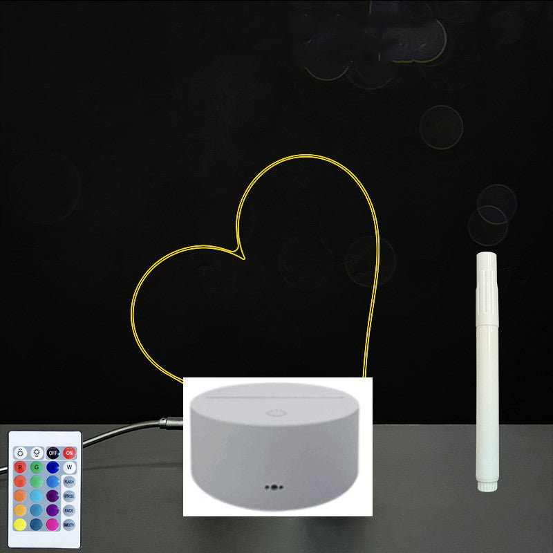 3D Acrylic Board Handwriting Message Board LED Light - HD Wireless Product #19