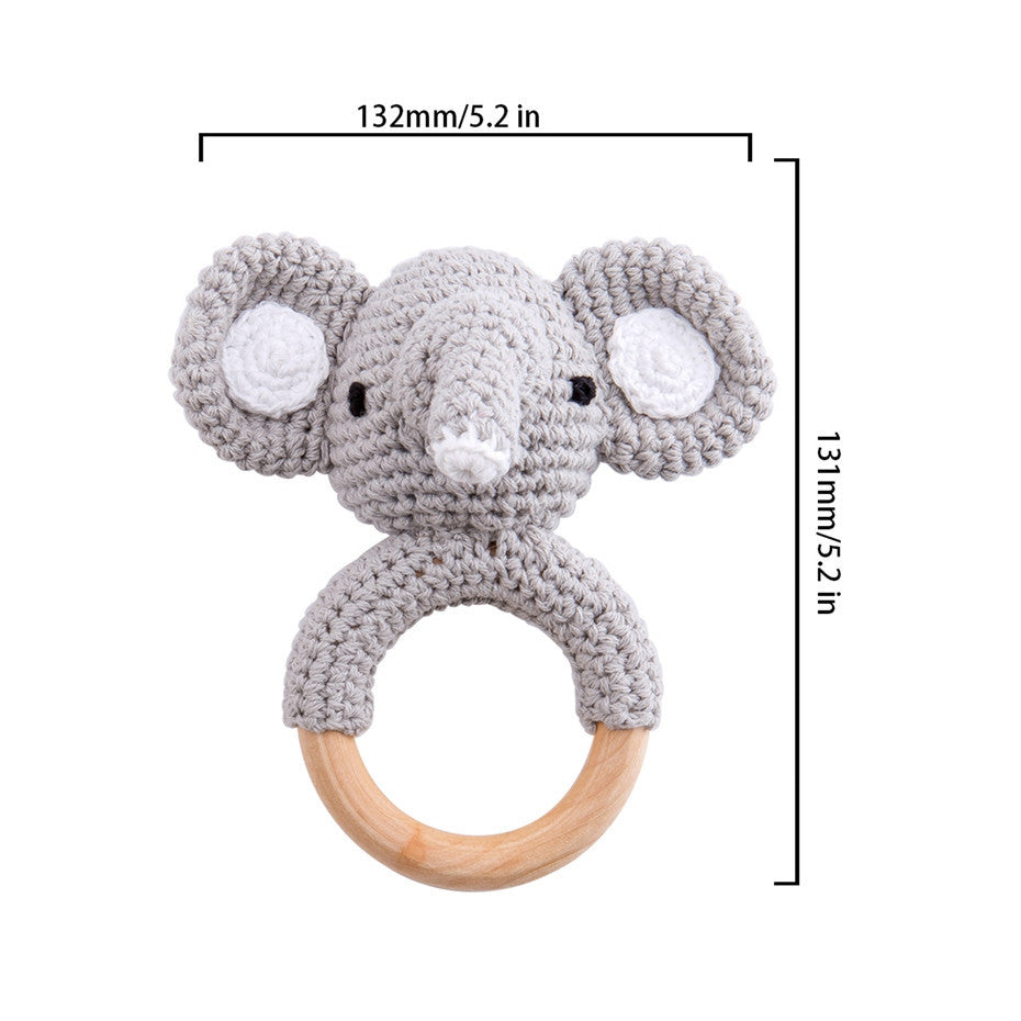 Baby Rattle Hand Woven Cartoon Animal Bracelet Newborn Soothing Doll 3e5affef f4b2 4657 8b3a 07a5879ca5dc
