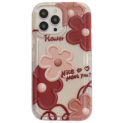 Retro Oil Painting Red Flower Phone Case 3e738939 b5b6 48ff 99df 35d8720f58ab