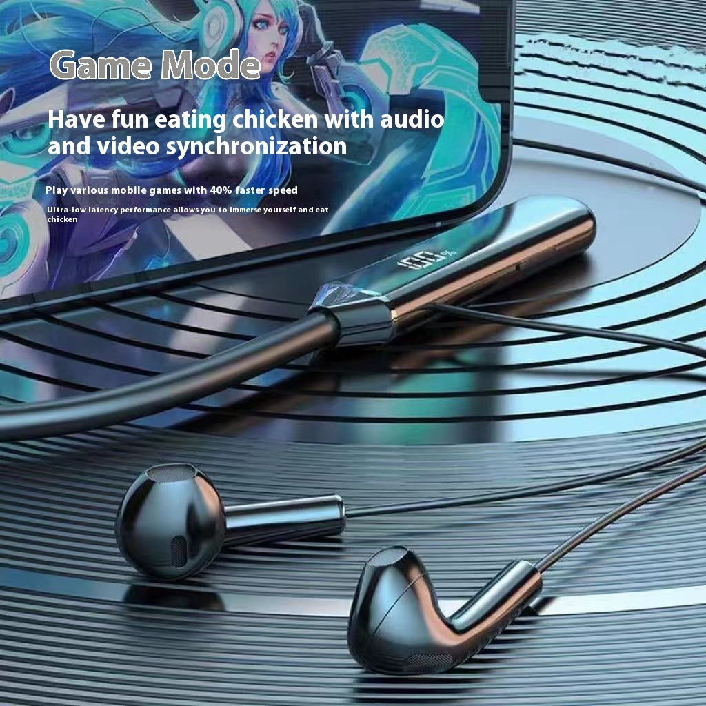 Neck Hanging Bluetooth Earphone In-ear Sports 3e739324 39da 4670 bacd f70d5ba9dd9c trans