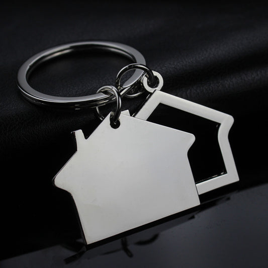 Creative Real Estate Opening Gift Double-sided Laser Sculpture House Keychain 3e86943a 256e 4bb4 bf25 986d0154e01c