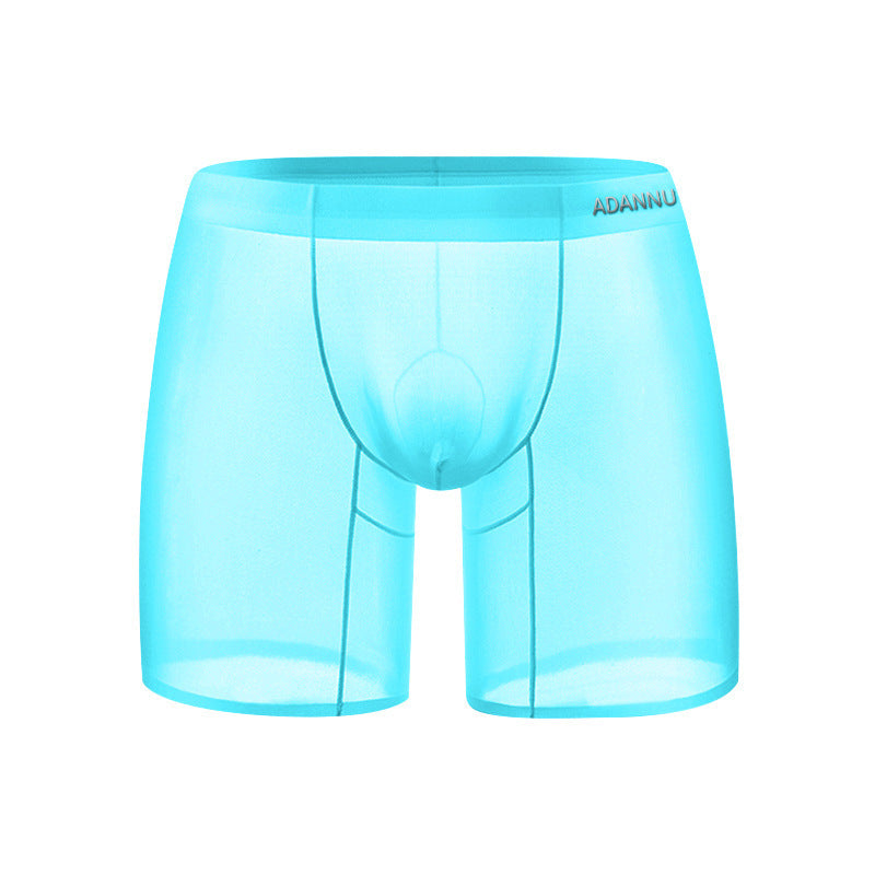 Transparent Ultra-thin Ice Silk Men's Boxer Sports Short-length Pants 3e907f78 0340 43a9 ae1a 15b346907455