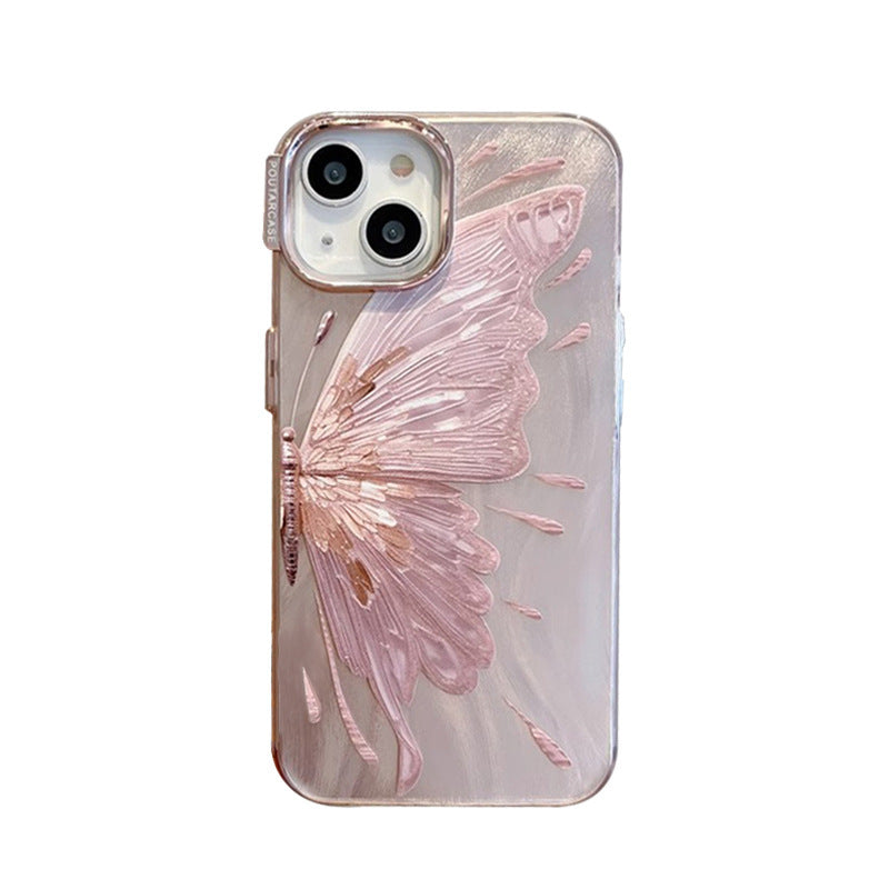 Electroplated Butterfly Pattern Phone Case Protective Cover 3e98ebe6 071a 4a55 8170 c44587e9a0f0