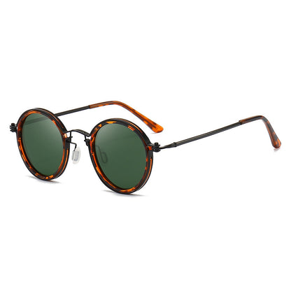 Sunscreen Retro Style Round Frame Metal Sunglasses 3e9f72c9 cce8 44ee 9850 4400a0a1731b