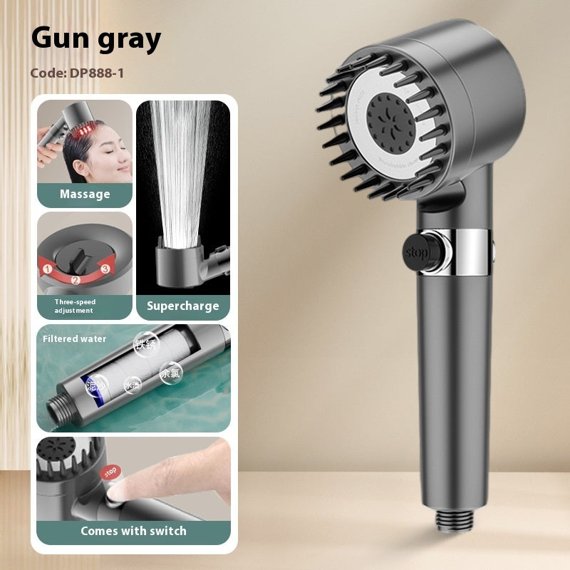 Snowflake Spray Filter Purified Water Pressurized Showerhead Nozzle 3ea35fc5 74c6 479c 8220 5446c79aa902 trans