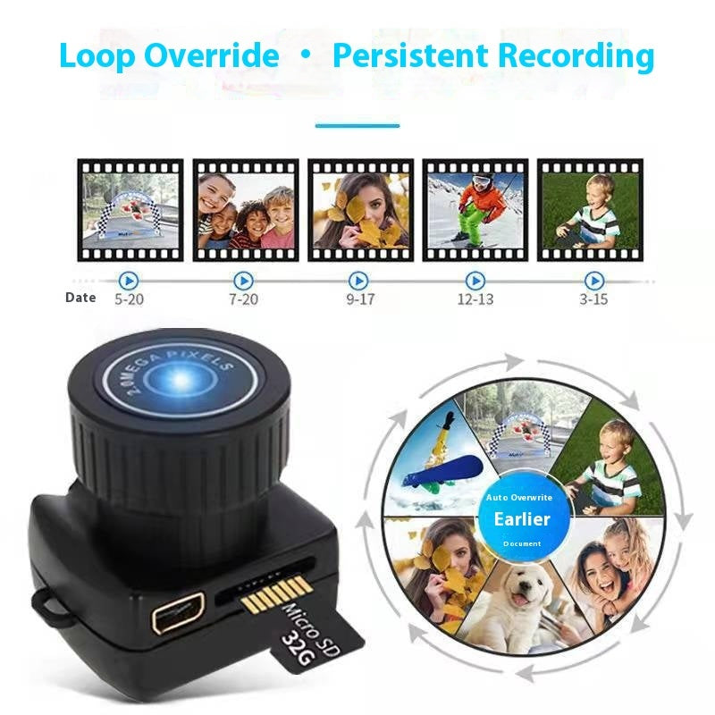 Y2000 Outdoor Sports Small Camera Riding Recording Digital DV Camera 3ea44d1f f54e 4c55 9c61 6816ae26232a trans
