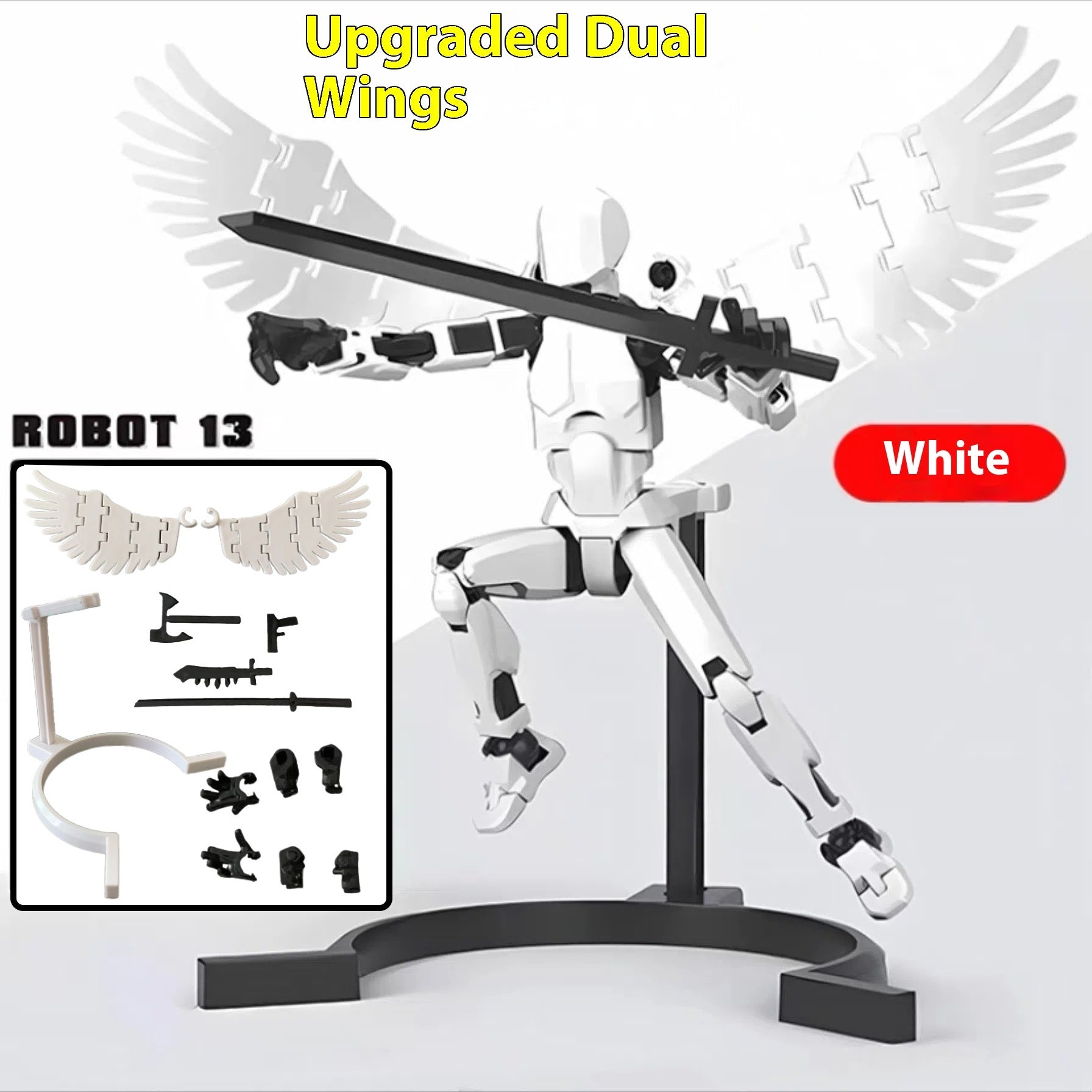 Updated And Hot-sale Multi-Jointed Movable Shapeshift Robot 3D Printed Mannequin Dummy Action Model Doll Toy Kid Gift 3ea8960