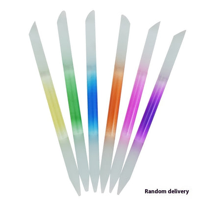 Full-color Cylindrical Glass Nail File Manicure Implement Manicure Household Double-headed Nail-free 3eb041bb 3327 42fc a56d 