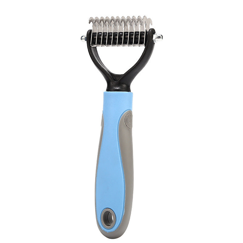 Stainless Double-sided Pet Brush Hair Removal Comb Grooming Dematting Dog Grooming Shedding Tools 3eb55088 d34d 493a b025 be8