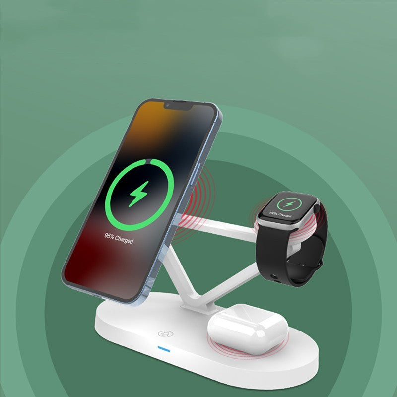 Wireless Charger Magnetic Suction Earphone Watch Fast - 图片 2