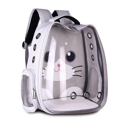 Pet Supplies Pet Backpack Convenient Pet Space Bag Breathable Shoulder Cat Bag Dog Bag 3f03dd47 e4fe 4d3d 9e72 10fd1e7a5734