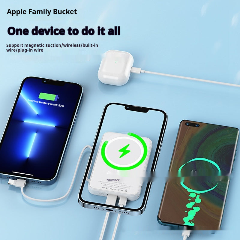 Magsafe Magnetic Wireless With Cable 66W Super Fast Charge Power Bank - 图片 3